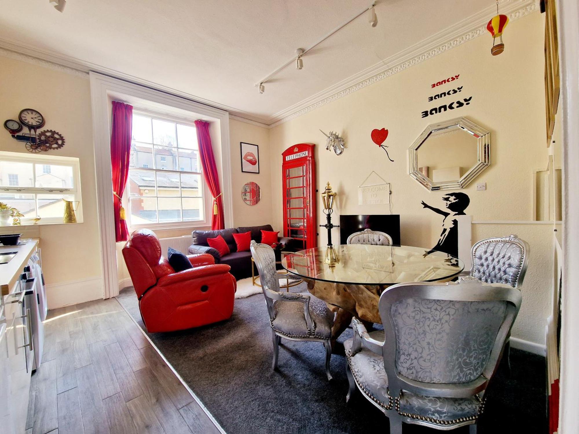 Stylish Clifton Flat, Permit Parking X1, Garden & Picnic Area Apartamento Bristol